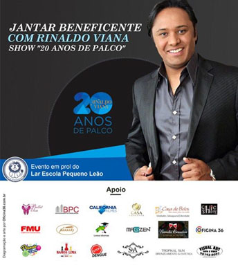 Jantar Beneficente em prol do Lar Pequeno Leão
